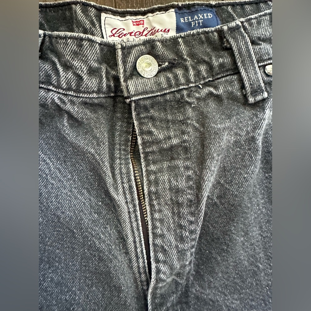 Levi Strauss Orange Tag Relaxed Fit 540 Men Gray Denim Jeans Vintage 1990’s - Picture 4 of 9